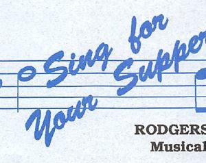 Sing for your Supper